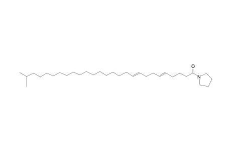 Pyrrolidine, 1-(1-oxo-26-methyl-5,9-heptacosadienyl)-