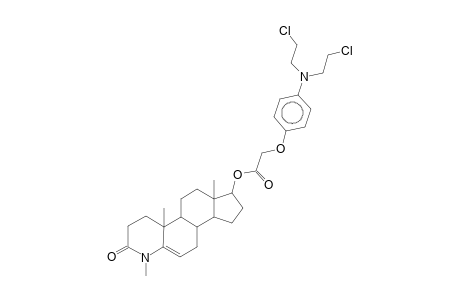 4-Azaandrost-5-en-3-one, 17-[[[4-[bis(2-chloroethyl)amino]phenoxy]acetyl]oxy]-4-methyl-, (17.beta.)-