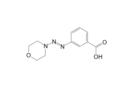 3-[(E)-4-Morpholinyldiazenyl]benzoic acid