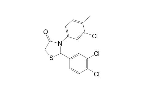 3-(3-Chloro-p-tolyl)-2-(3,4-dichlorophenyl)-4-thiazolidinone