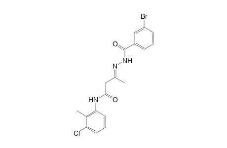 3-[(3-Bromobenzoyl)hydrazono]-N-(3-chloro-2-methylphenyl)butyramide