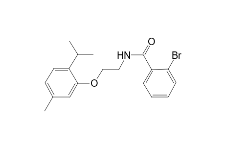 2-Bromo-N-[2-(2-isopropyl-5-methyl-phenoxy)-ethyl]-benzamide