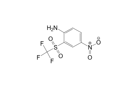 Benzenamine, 4-nitro-2-[(trifluoromethyl)sulfonyl]-