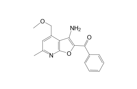 Furo[2,3-b]pyridin-3-amine, 2-benzoyl-4-methoxymethyl-6-methyl-