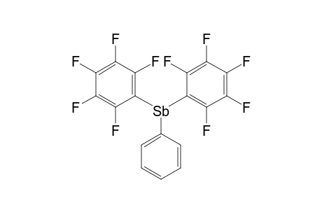 Stibine, bis(pentafluorophenyl)phenyl-