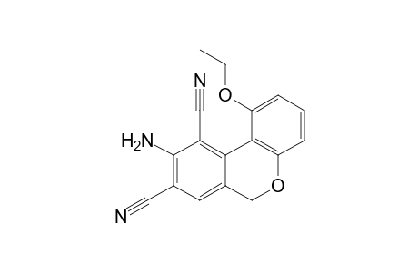 9-Amino-1-ethoxy-6H-benzo[c]chromene-8,10-dicarbonitrile