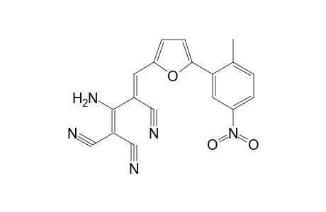 Buta-1,3-diene-1,1,3-tricarbonitrile, 2-amino-4-[5-(2-methyl-5-nitrophenyl)-2-furyl]-