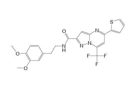 N-[2-(3,4-dimethoxyphenyl)ethyl]-5-(2-thienyl)-7-(trifluoromethyl)pyrazolo[1,5-a]pyrimidine-2-carboxamide