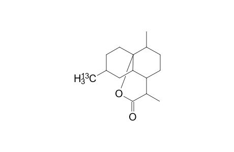 [4-13CH3],8,11-Trimethyl-10-oxatricyclo[5.3.3.0(1,6)]tridecan-9-one