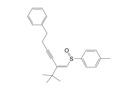 ((Z)-2-tert-Butyl-6-phenyl-1-p-tolylsulfinyl)hex-1-en-3-yne