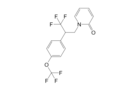 1-(3,3,3-Trifluoro-2-(4-(trifluoromethoxy)phenyl)propyl)pyridin-2(1H)-one