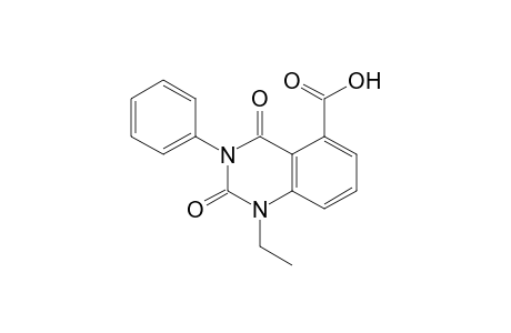 1-Ethyl-2,4-dioxo-3-phenyl-1,2,3,4-tetrahydroquinazoline-5-carboxylic acid