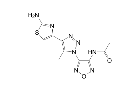 Acetamide, N-[4-[4-(2-amino-4-thiazolyl)-5-methyl-1H-1,2,3-triazol-1-yl]-1,2,5-oxadiazol-3-yl]-