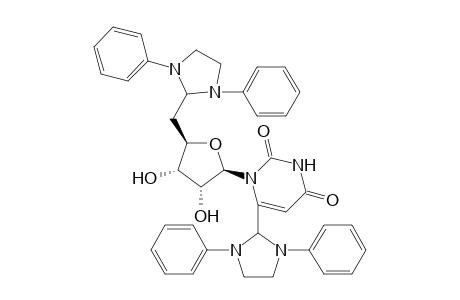 5'-Deoxy-5',6-bis-(1,3-diphenylimidazolidin-2-yl)uridine