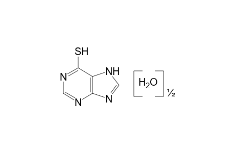 1H-PYRAZOLO/3,4-D/PYRIMIDINE-4-THIOL, HEMIHYDRATE