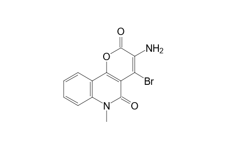 3-Amino-4-bromo-6-methyl-3H-pyrano[3,2-c]quinolin-2,5-dione