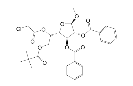 METHYL-2,3-DI-O-BENZOYL-5-O-CHLOROACETYL-6-O-PIVALOYL-BETA-D-GALACTOFURANOSIDE