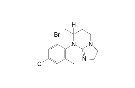 8-(6-bromo-4-chloro-o-tolyl)-2,3,5,6,7,8-hexahydro-7-methylimidazo[1,2-a]pyrimidine