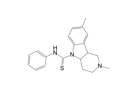 2,8-Dimethyl-N-phenyl-1,2,3,4,4a,9b-hexahydro-5H-pyrido[4,3-b]indole-5-carbothioamide