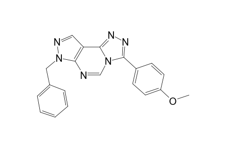 7-Benzyl-3-(4-methoxyphenyl)-7H-pyrazolo[4,3-e][1,2,4]triazolo[4,3-c]pyrimidine