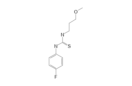 1-(p-fluorophenyl)-3-(3-methoxypropyl)-2-thiourea