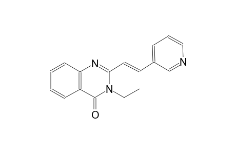 4(3H)-quinazolinone, 3-ethyl-2-[(E)-2-(3-pyridinyl)ethenyl]-