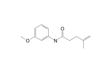 N-(3-methoxyphenyl)-4-methylpent-4-enamide