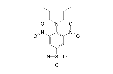 4-(dipropylamino)-3,5-dinitrobenzenesulfamide