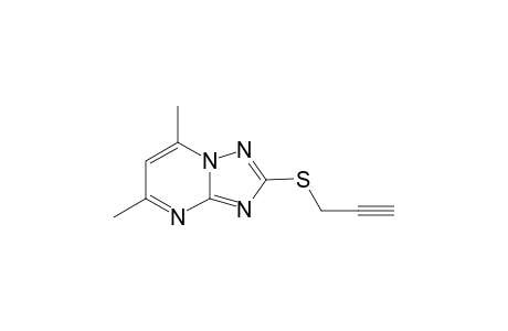 [1,2,4]Triazolo[1,5-a]pyrimidine, 5,7-dimethyl-2-(2-propynylthio)-