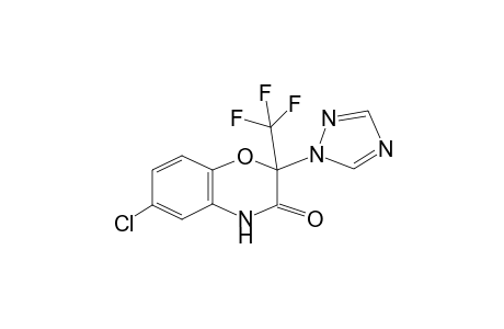 4H-Benzo[1,4]oxazin-3-one, 6-chloro-2-[1,2,4]triazol-1-yl-2-trifluoromethyl-