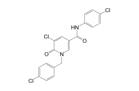 1-(p-CHLOROBENZYL)-4',5-DICHLORO-1,6-DIHYDRO-6-OXONICOTINANILIDE