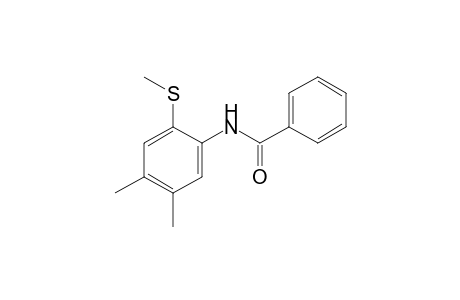 N-(4,5-dimethyl-2-(methylthio)phenyl)benzamide