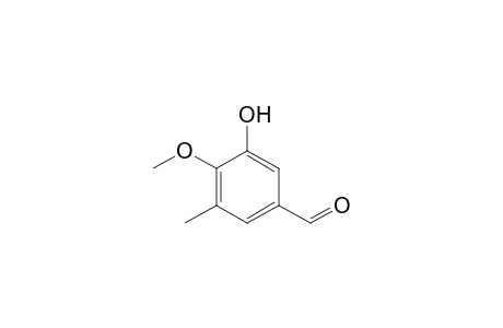 3-Hydroxy-4-methoxy-5-methylbenzaldehyde