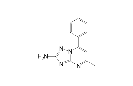 2-Amino-5-methyl-7-phenyl-s-triazolo[1,5-a]pyrimidine