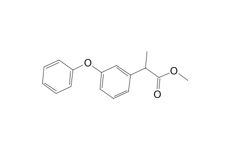 Benzeneacetic acid, .alpha.-methyl-3-phenoxy-, methyl ester, (.+-.)-