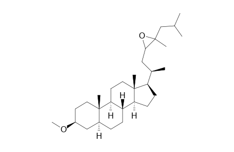 26,27-Dinorcholestane, 23,24-epoxy-3-methoxy-24-(2-methylpropyl)-, (3.beta.,5.alpha.,23S,24S)-