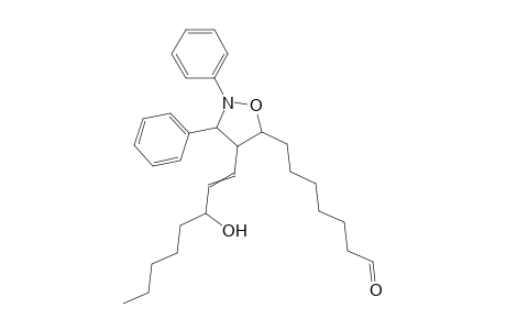 cis-5-(6-Formylhexyl)-trans-4-(trans-3-hydroxy-1-octenyl)-2,ref.-3-diphenylisoxazolidine