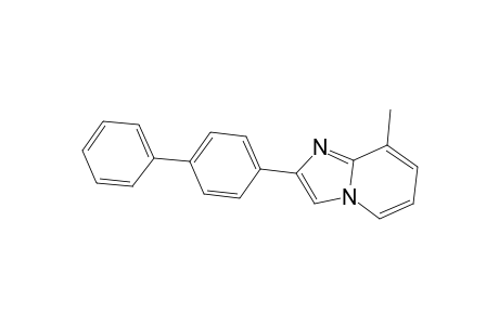 2-(4-Biphenylyl)-8-methylimidazo[1,2-a]pyridine