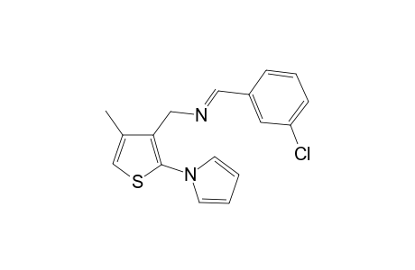 1-{[2'-(3"-m-Chlorobenzylidene)aminomethyl-4"-methyl]thien-2'-yl}-pyrrole