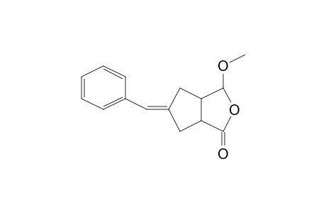 3-Oxabicyclo[3.3.0]octan-2-one, 7-benzylidene-4-methoxy-