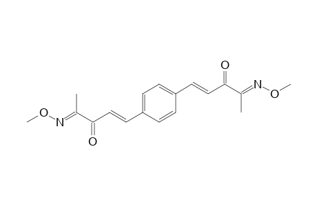 1,4-BIS-(4-METHOXYIMINO-3-OXOPENT-1-EN-1-YL)-BENZENE