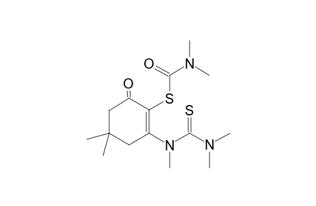 3-[(N'-Methylamino)-(N",N"-dimethyl-thiocarboxamido)]-2-[(N,N-dimethylamino)carbonylthio]-5,5-dimethylcyclohex-2-en-1-one