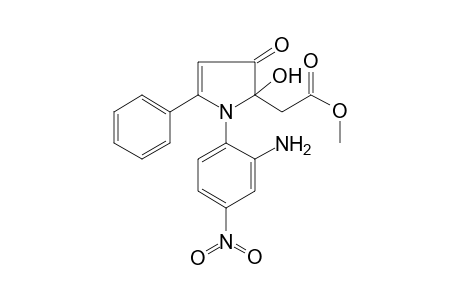 1H-pyrrole-2-acetic acid, 1-(2-amino-4-nitrophenyl)-2,3-dihydro-2-hydroxy-3-oxo-5-phenyl-, methyl ester