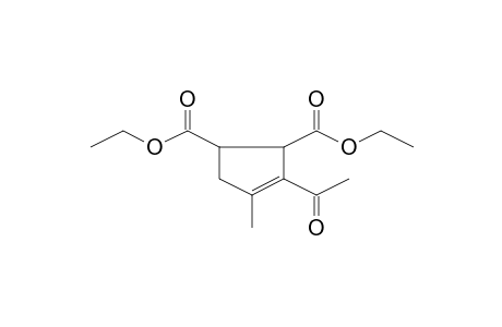 3-Acetyl-4-methyl-cyclopent-3-ene-1,2-dicarboxylic acid diethyl ester
