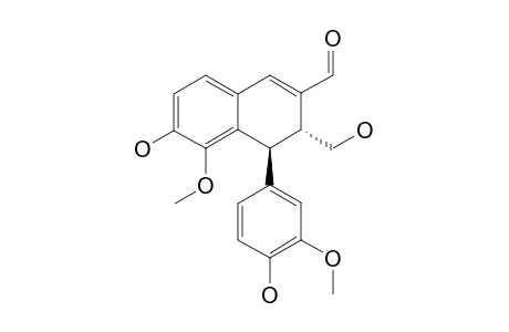 VITEDOIN-A;6-HYDROXY-4-(4-HYDROXY-3-METHOXYPHENYL)-3-HYDROXYLMETHYL-5-METHOXY-3,4-DIHYDRO-(3R,4S)-2-NAPHTHALDEHYDE