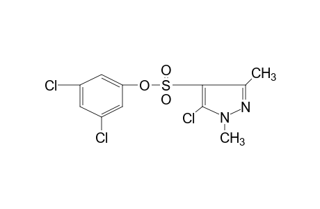 5-chloro-1,3-dimethylpyrazole-4-sulfonic acid, 3,5-dichlorophenyl ester