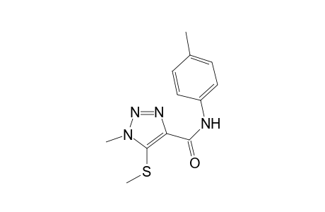 1,2,3-Triazole-4-carboxamide, N-(4-tolyl)-1-methyl-5-methylthio-