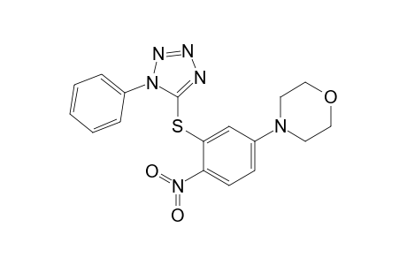 4-[4-Nitro-3-(1-phenyl-1H-tetrazol-5-ylsulfanyl)-phenyl]-morpholine