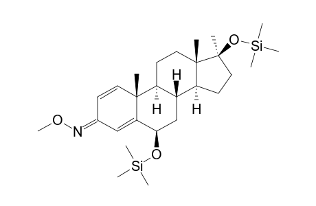 6.beta.,17.beta.-bis(trimethylsilyloxy)-17.alpha.-methylandrosta-1,4-dien-3-methyloxime