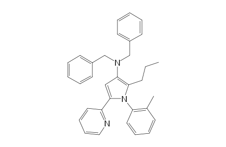 N,N-dibenzyl-2-propyl-5-(pyridin-2-yl)-1-o-tolyl-1H-pyrrol-3-amine